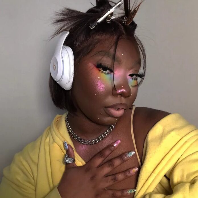 #BlackGirlMagic Naezrah Creates Viral Rainbow-Bright Under-Eye Trend