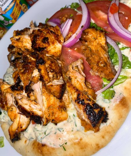 Authentic Greek Chicken Gyros Recipe with Tzatziki Sauce » Foodies