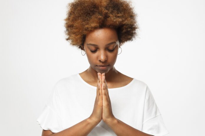 black people praying