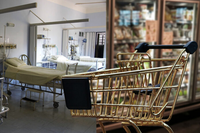 Shopping cart hospital